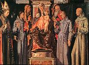VIVARINI, family of painters Holy Family (Sacra Conversazione) ewt oil painting picture wholesale